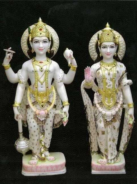 Laxmi Narayan Ji Marble Statue