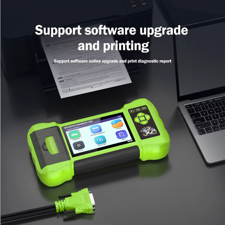 M300 Professional Motorcycle Diagnostic Scanner, Full System, 30+ Brands, Android, WiFi