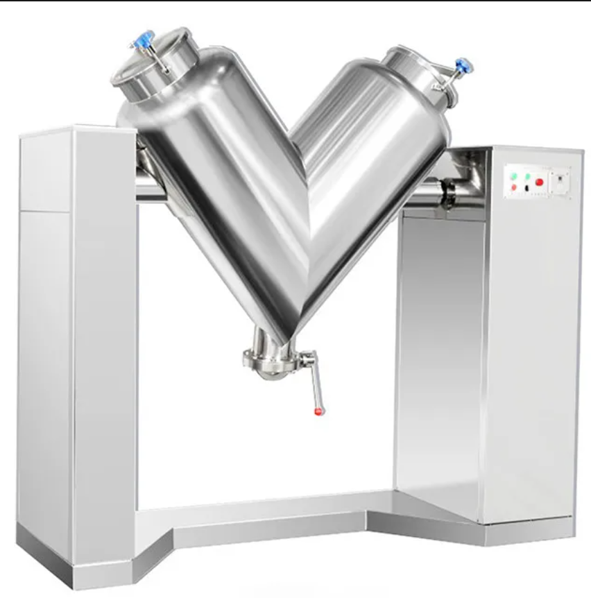 V Blender - Stainless Steel, Automatic Hydraulic Drive | Precision Blending With Enhanced Efficiency