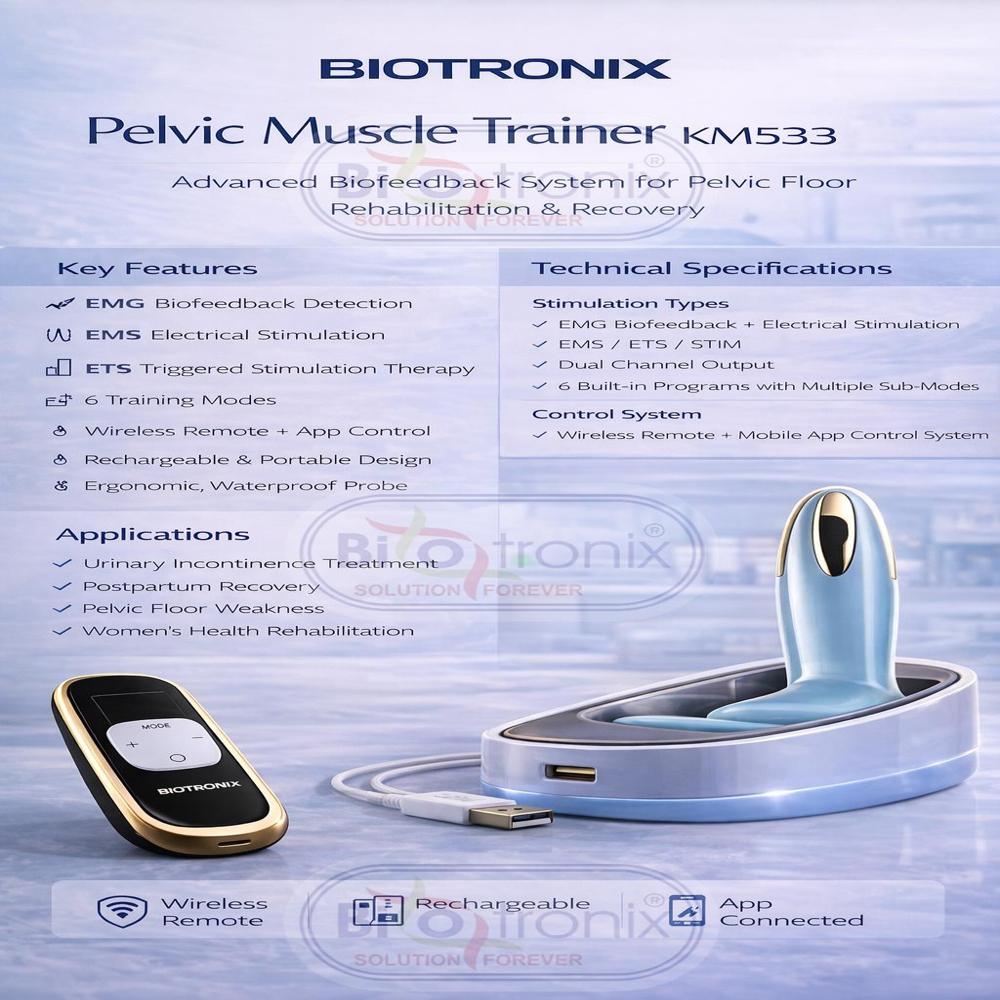 Smart Pelvic Floor Biofeedback Machine with ETS Muscle Training Function