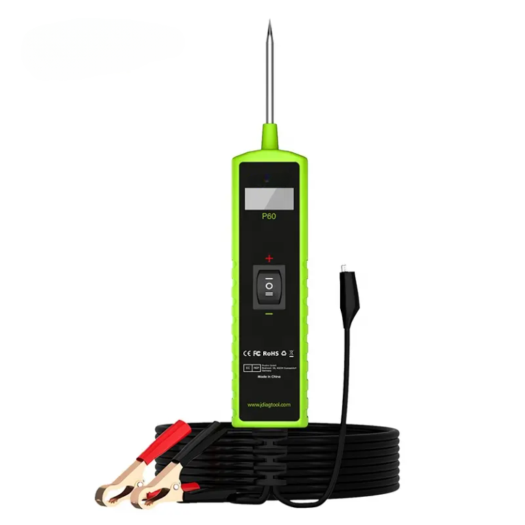P60 Power Circuit Probe Tester 6-24V Digital Voltage Diode Component Activation 13FT