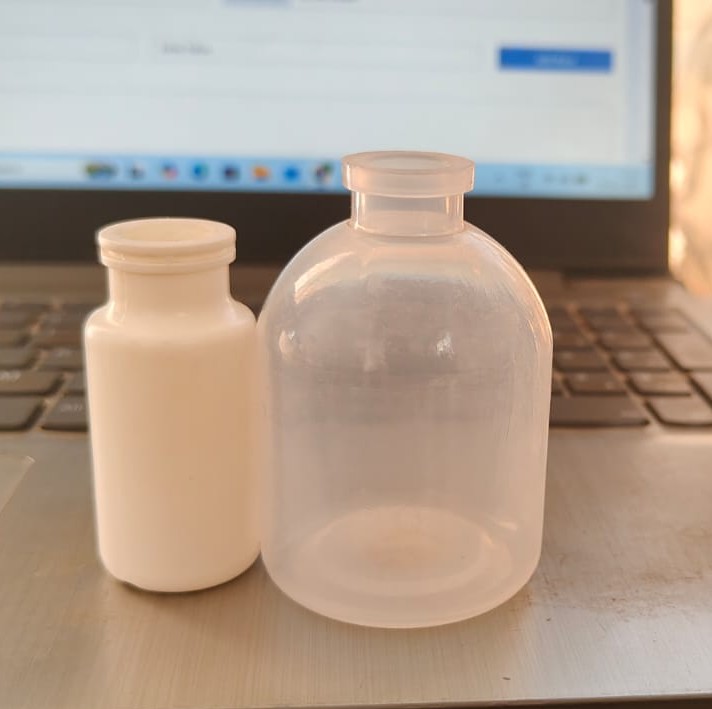 plastic vial bottle