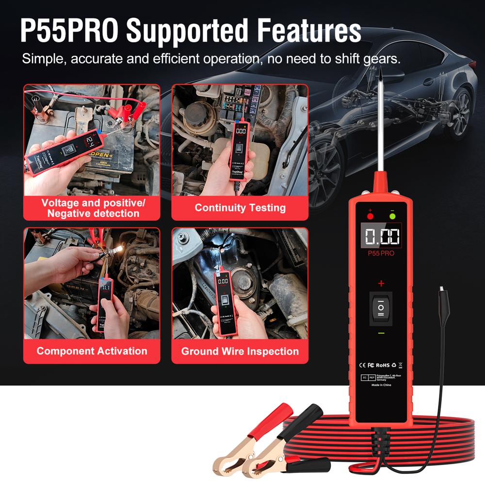 P55PRO Electronic Control System Activator 6-30V Digital Voltage Component Activation