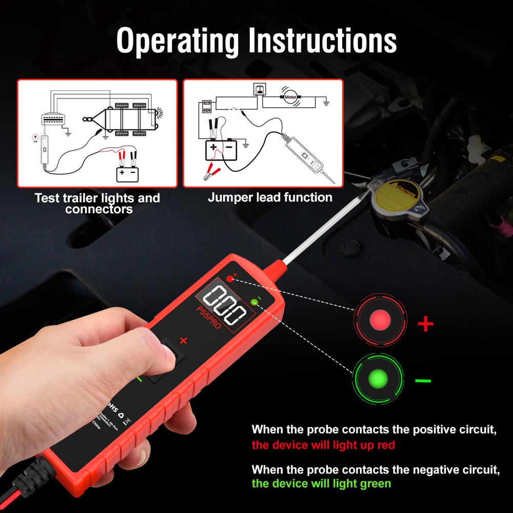 P55PRO Electronic Control System Activator 6-30V Digital Voltage Component Activation
