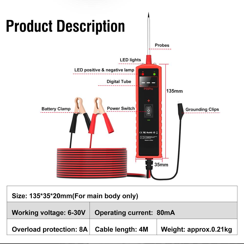 P55PRO Electronic Control System Activator 6-30V Digital Voltage Component Activation