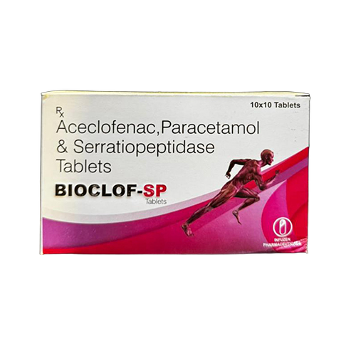 Aceclofenac Paracetamol And Serratiopeptidase Tablets