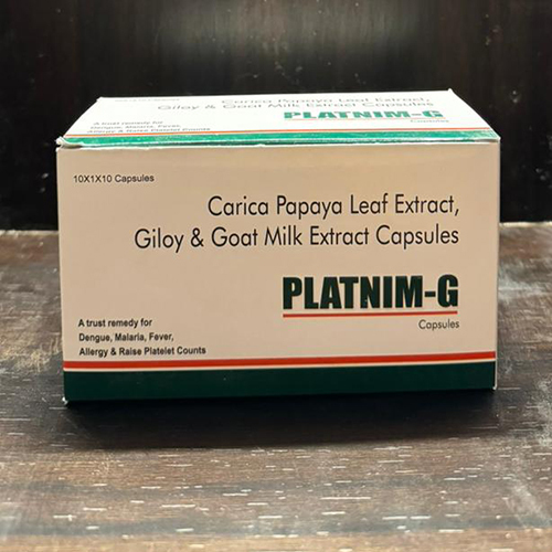 Carica Papaya Leaf Extract Giloy And Goat Milk Extract Capsules