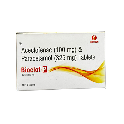 Aceclofenac 100 Mg And Paracetamol 325 Mg Tablets