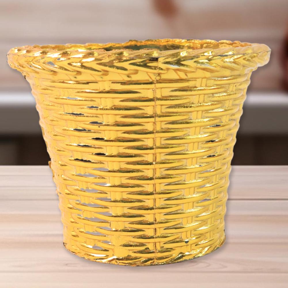 Plastic Flower Valencia (Pot) Home and Outdoor (1 Pc)