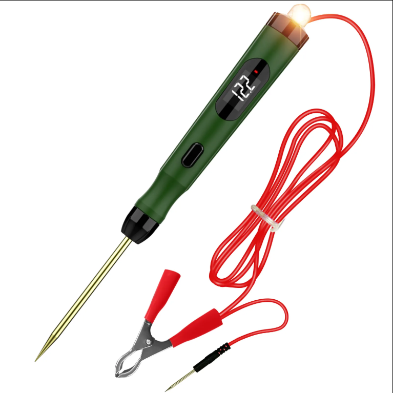 P50 Circuit Tester 12V 24V LED Voltage Display Polarity Frequency Test Pen Probe