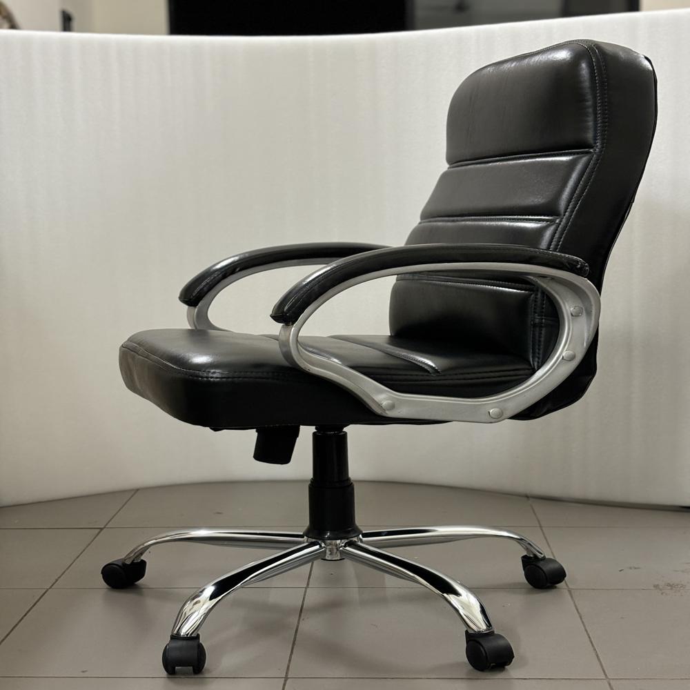 Zen Mid Back Revolving Office Chair Black 