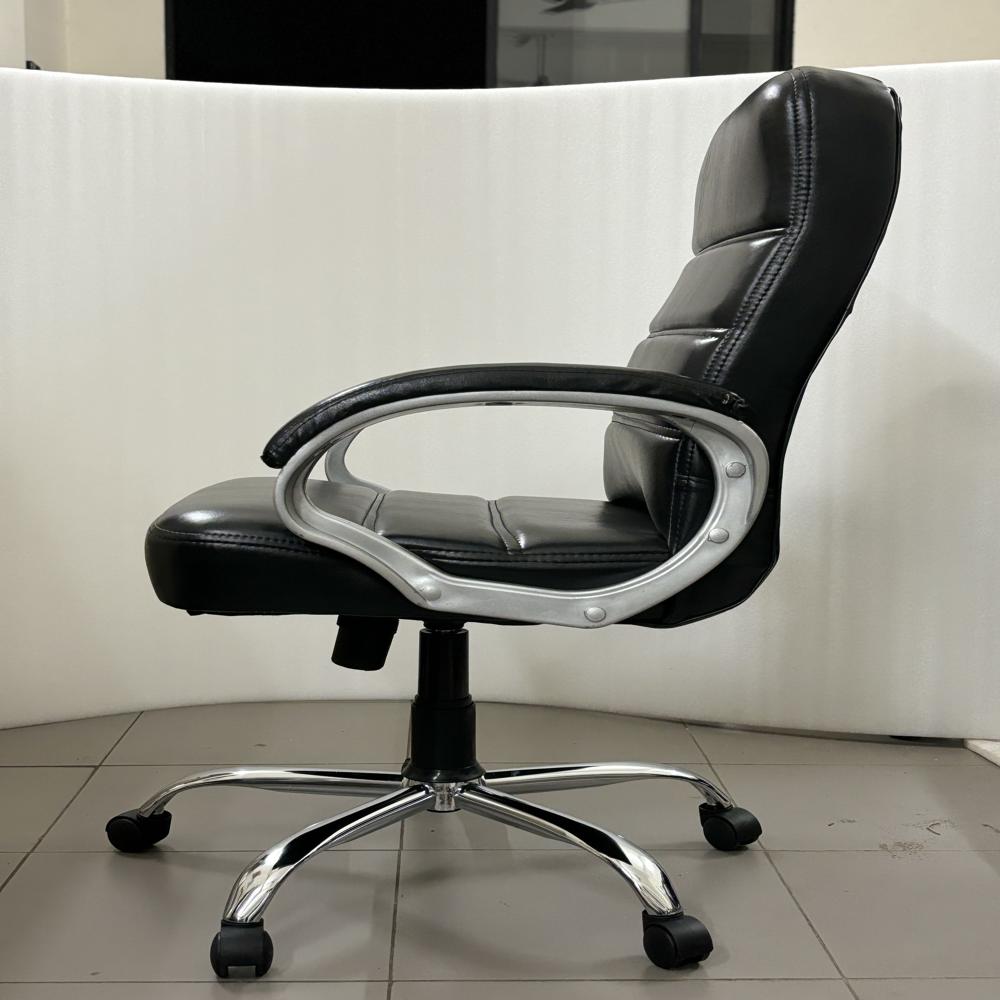Zen Mid Back Revolving Office Chair Black 