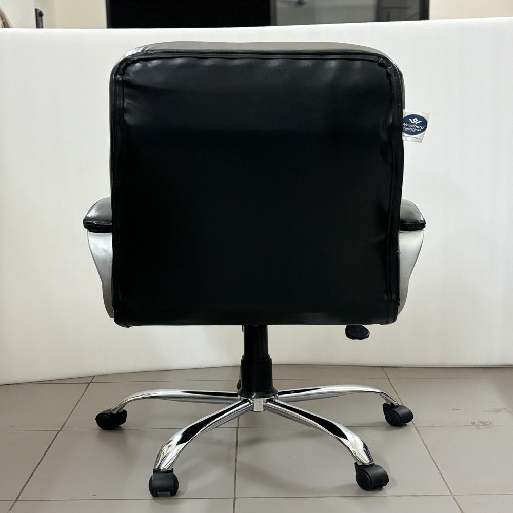 Zen Mid Back Revolving Office Chair Black 