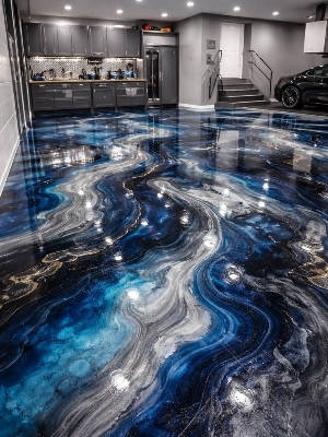 Epoxy Flooring- Primer/ Screed/Top /Metallic/3D - Color: Any