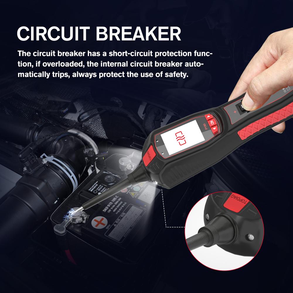 P150 Circuit Tester 12V 24V Car Electrical Diagnostic Tool DC AC Voltage Resistance Diode