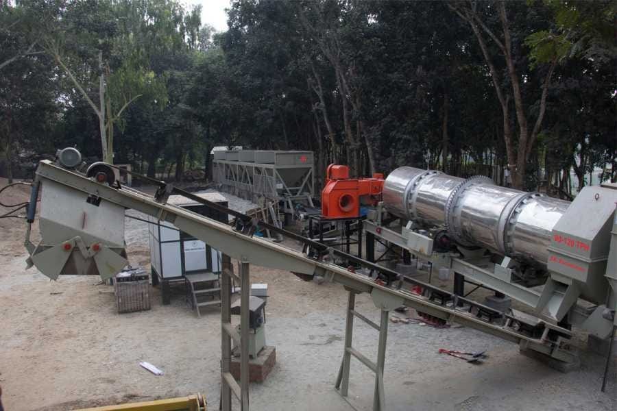DM 60-90 120 TPH Asphalt Hot Mix Plant