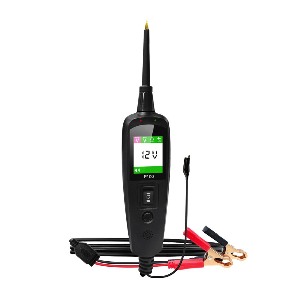 P100 Circuit Tester 12V 24V Car Electrical Diagnostic Tool AC DC Voltage Resistance Diode Test