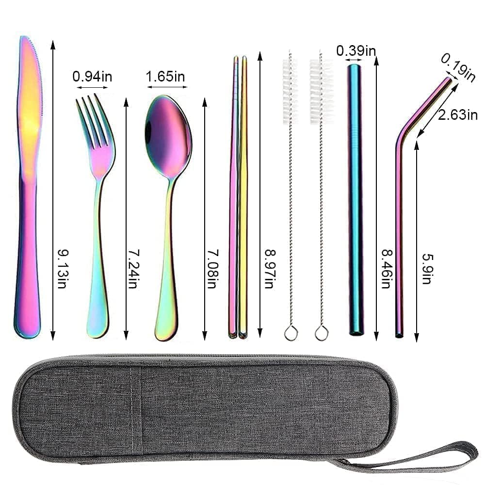 Rainbow Cutlery Set - Age Group: Any