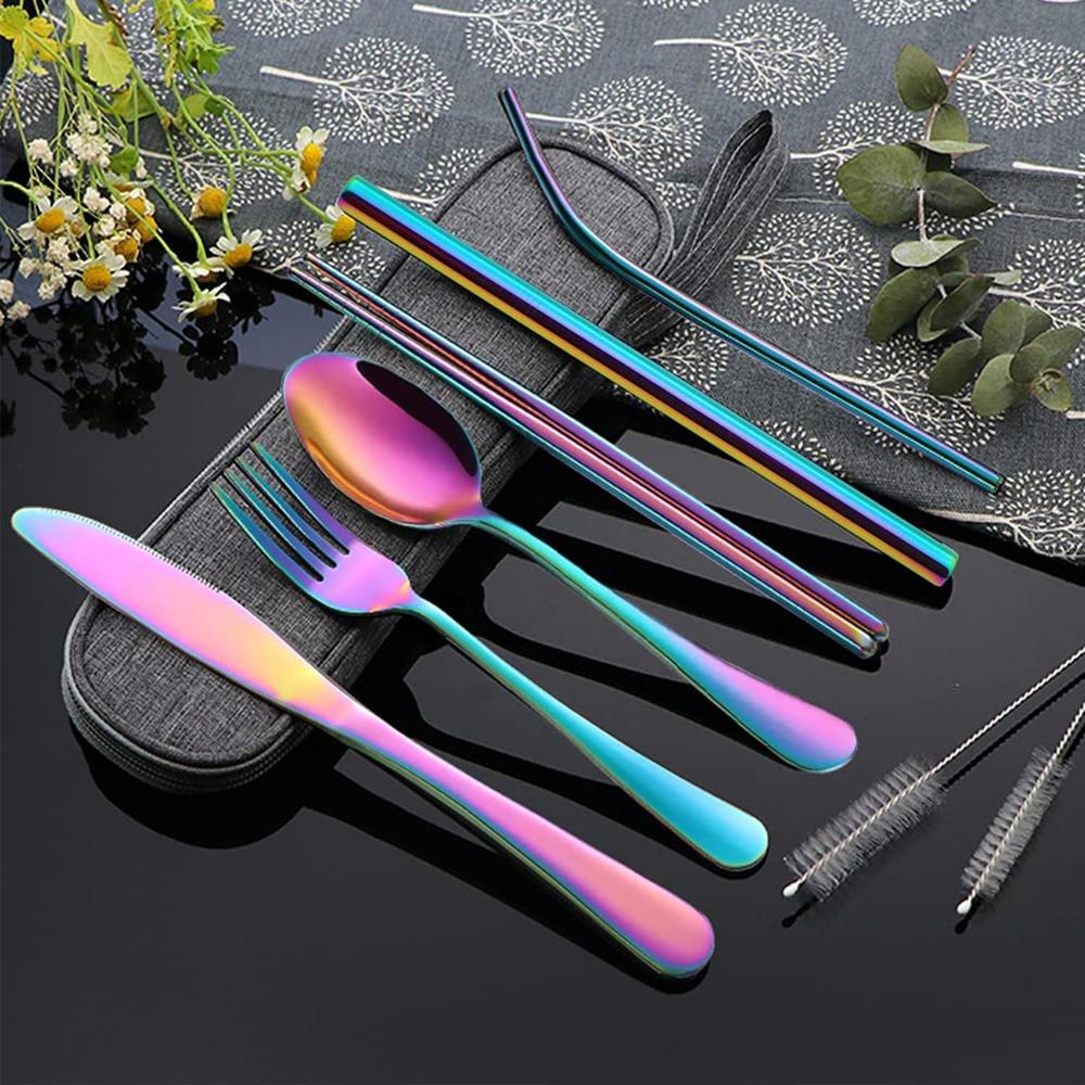 Rainbow Cutlery Set - Age Group: Any