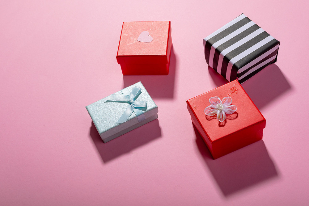Multi Colored Valentine Gift Box