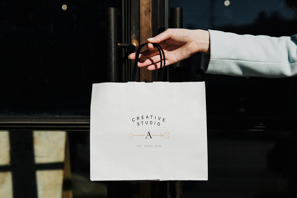 Hand Carrying Paper Bag
