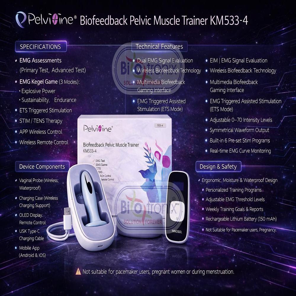 Professional EMG Kegel Therapy System for Women Physiotherapy Programs