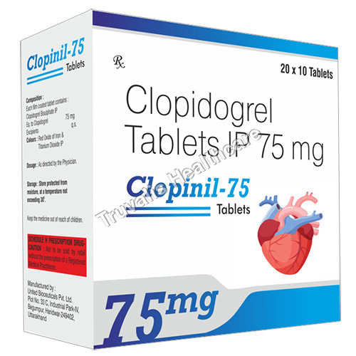 Clopidrol 75 mg Tablets