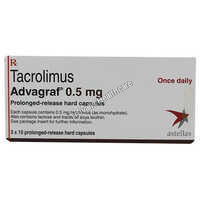 Advagraf 0.5 Mg Capsules - Ingredients: Tacrolimus (0.5 Mg)