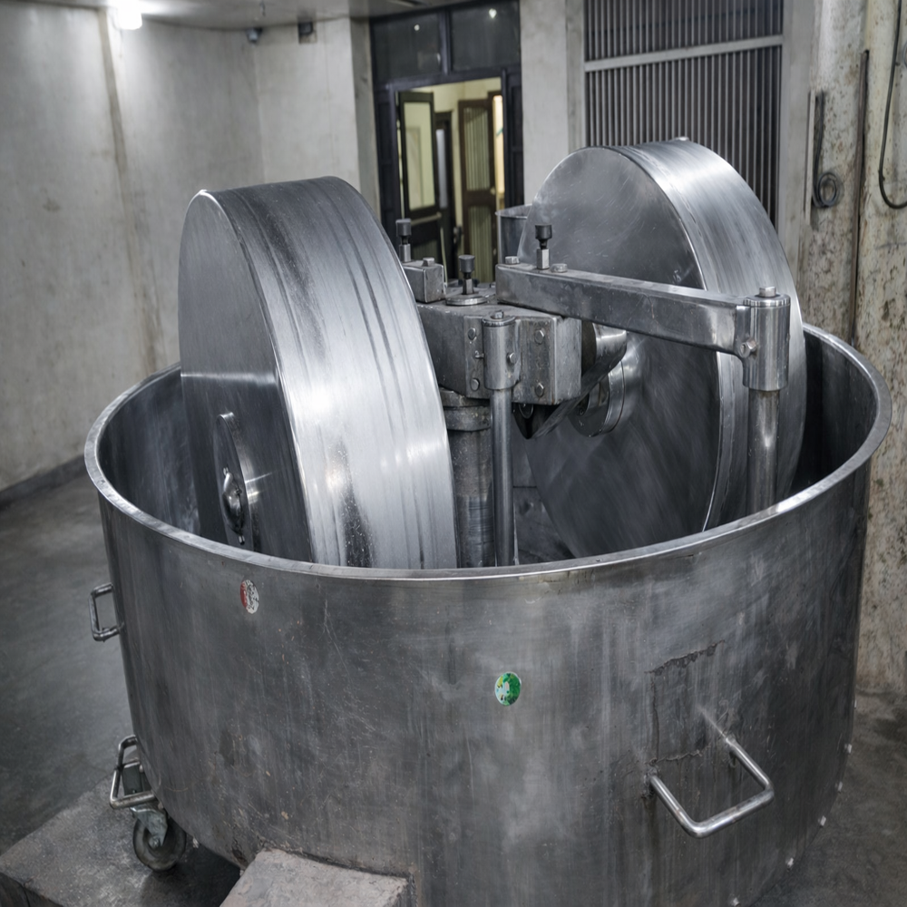 Stainless Steel Edge Runner Machine