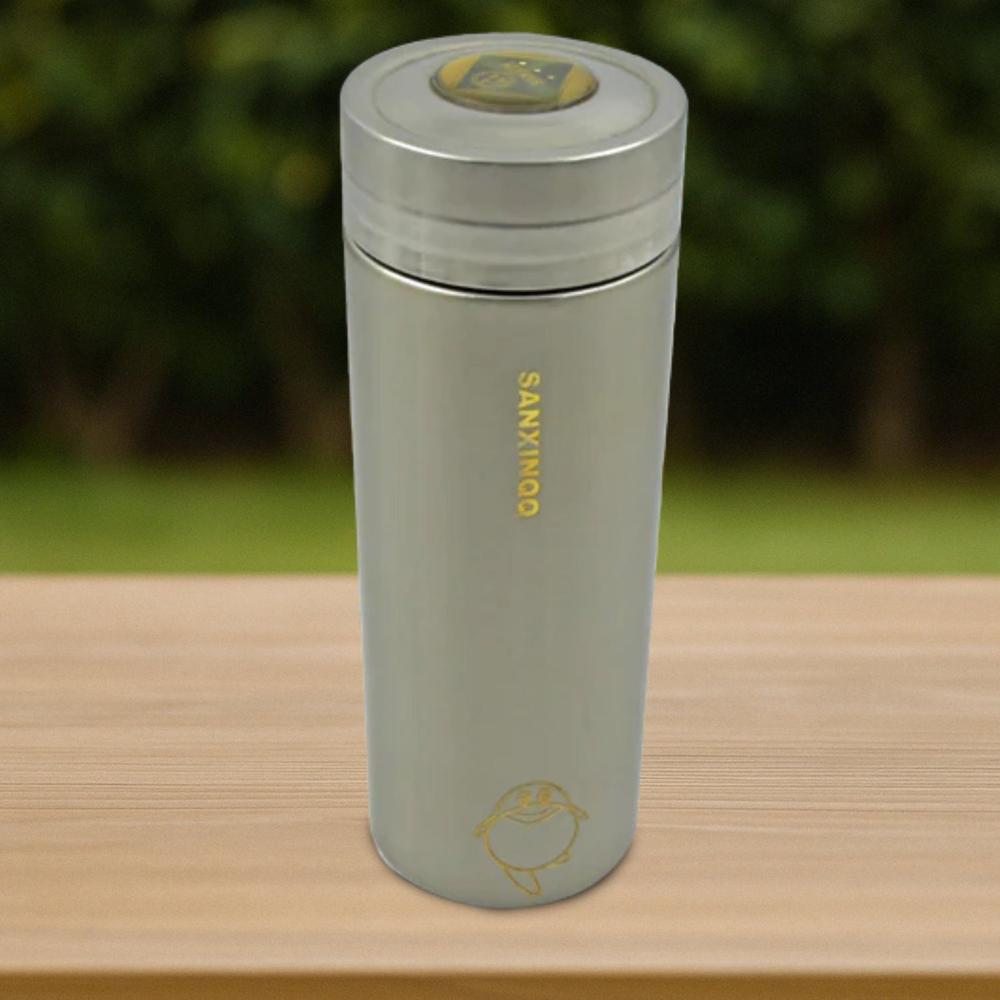 Vacuum Insulated Stainless Steel Flask (1 Pc) - Leak Proof, Bpa Free, Hot & Cold - Color: Mix
