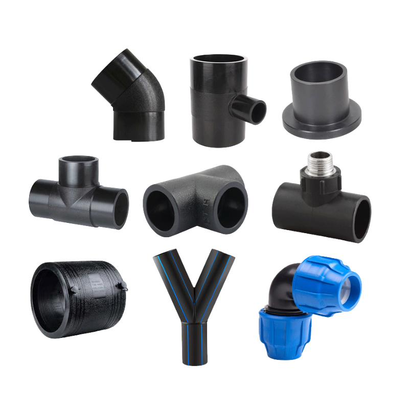 HDPE Pipe Fittings for Utility Pipelines
