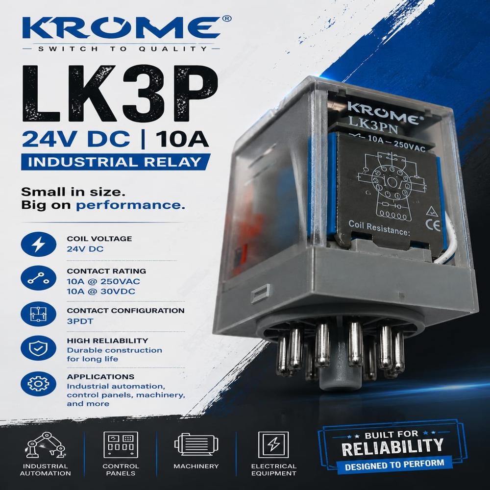 LK3P24VDC 10Amp Relay