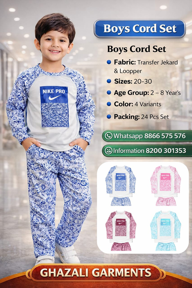 Boy's Full Sleeve Suit