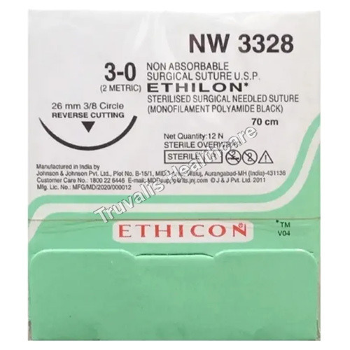 Ethilon 3-0 NW 3328 Surgical Suture
