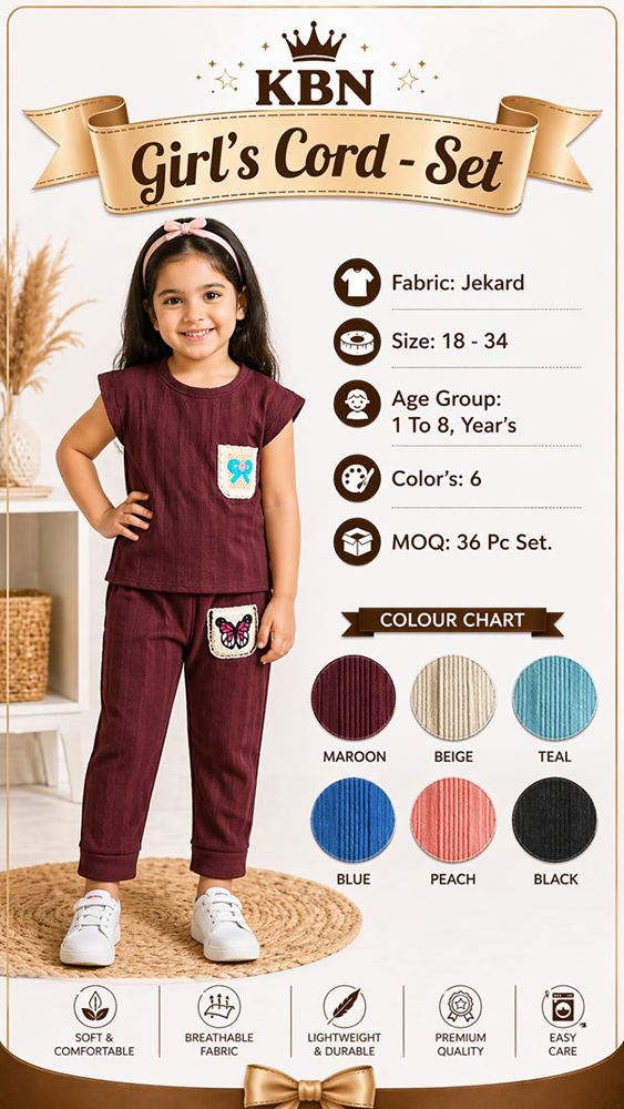 Girls Cord-set