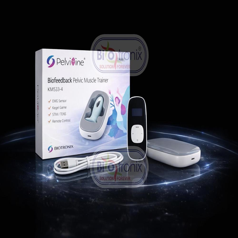 Portable Pelvic Rehabilitation Machine with Wireless EMG Biofeedback