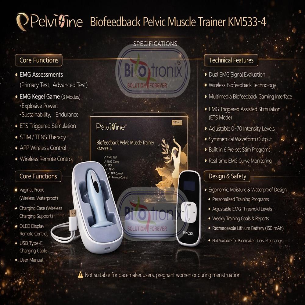 KM-533-4 Intelligent Pelvic Therapy Trainer for Daily Recovery Sessions