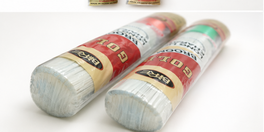 Fiber Broom Big Handle - Color: All Color Available