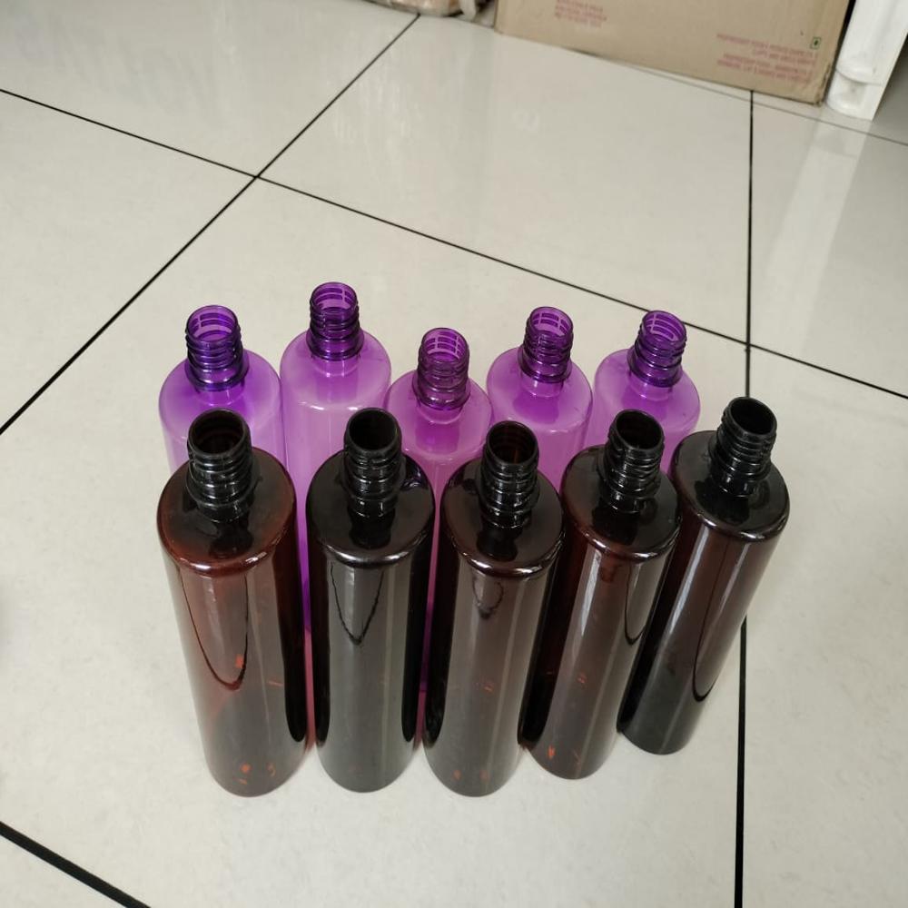 500ML FLAT CYLINDER SHAMPOO BOTTLE