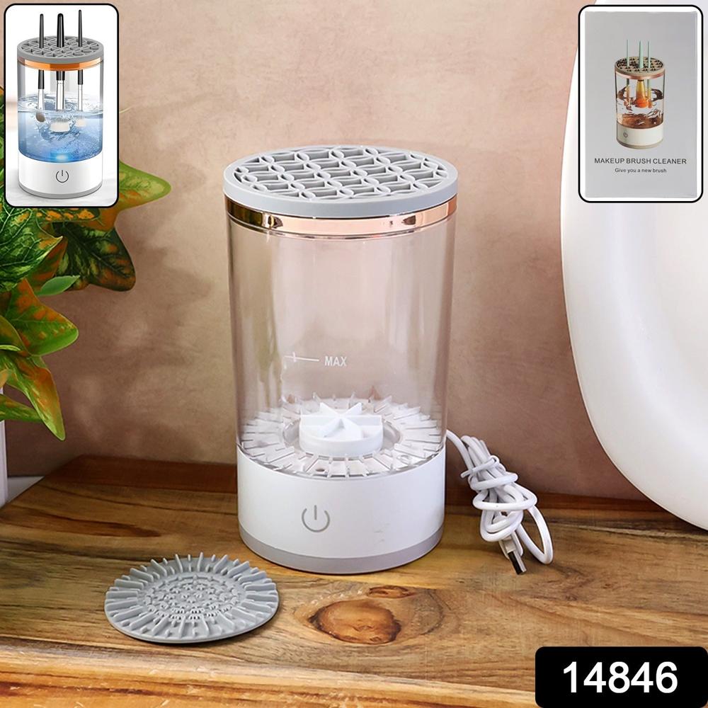 Electric Makeup Brush Cleaner Dryer  Automatic USB Rechargeable Brush Washing