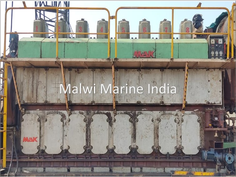 MAK - 12M32 - 9M32 - 8M32 - 6M32 - M32C - CM32 - ENGINE FRAME - BLOCK
