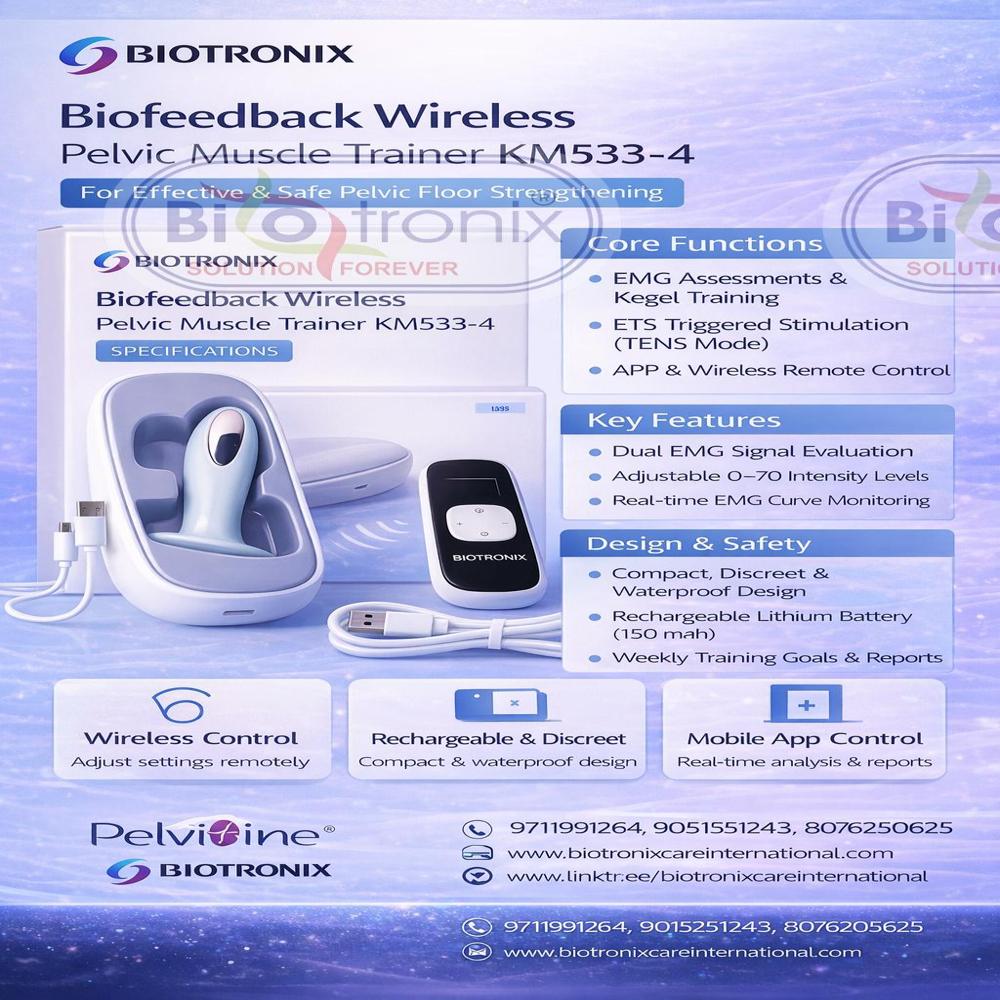 Wireless Women Health Rehabilitation Equipment for Pelvic Muscle Training