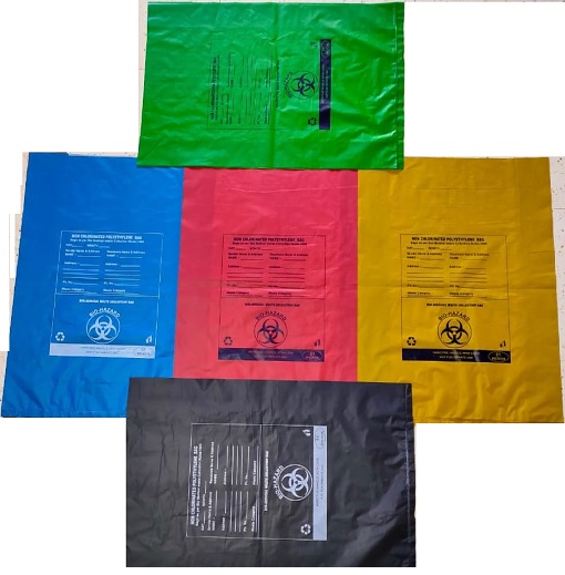 Biohazard Garbage Bag - Coating Type: Ld
