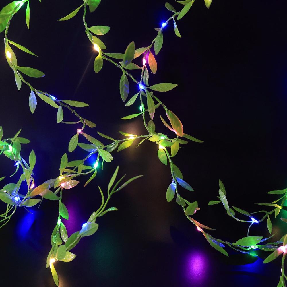 Decorative Led Leaf String Light Approx 3 Mtr (1 Pc) - Color: Mix