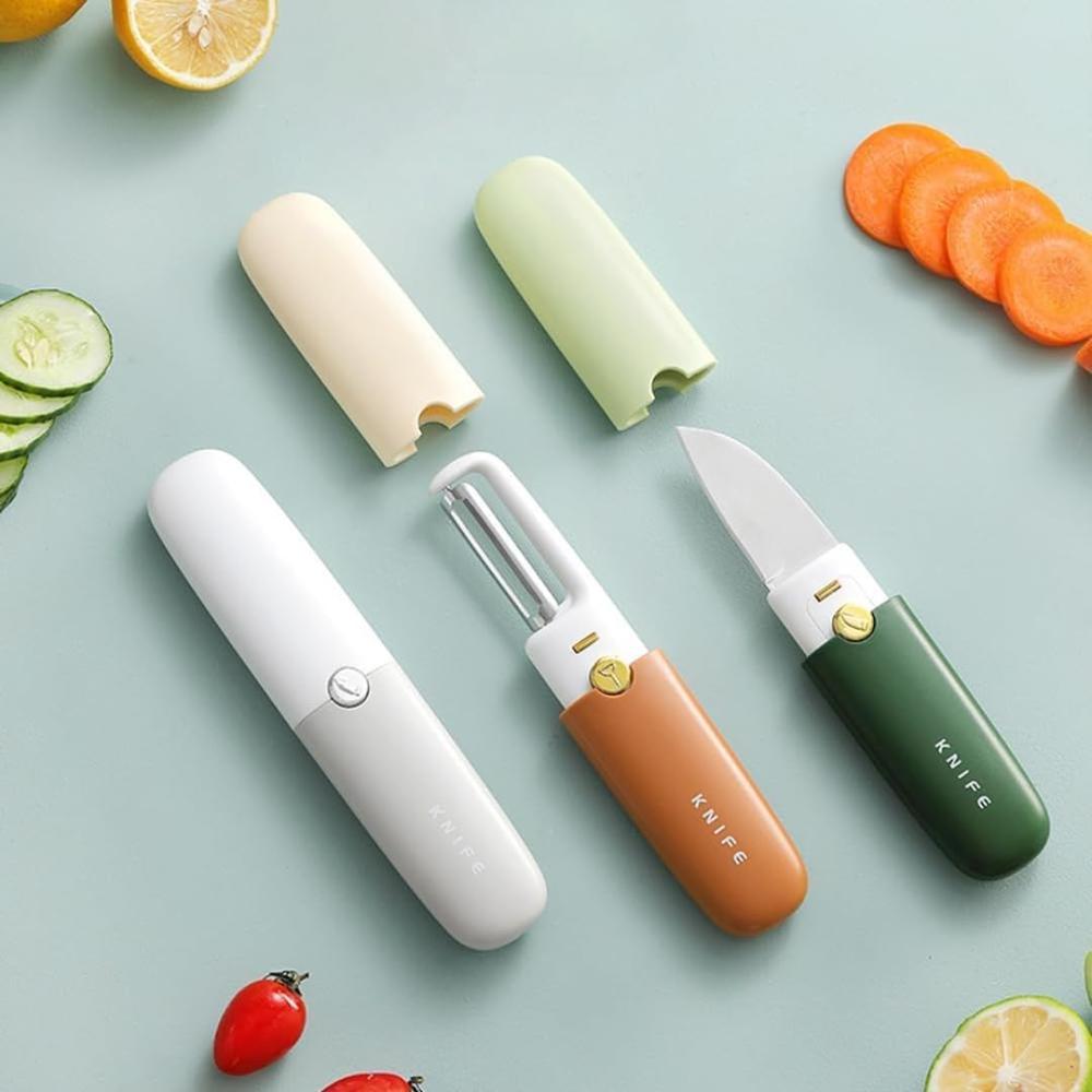 2 in 1 knife with peeler