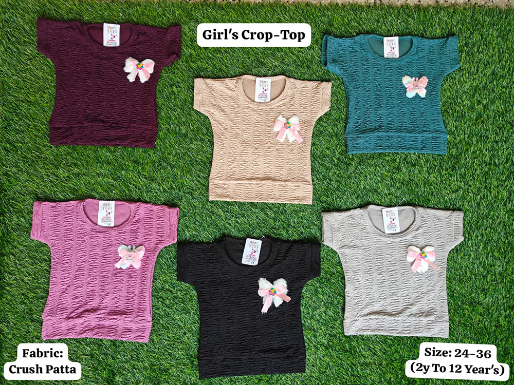 Girls Top - Design: Cap Sleeve