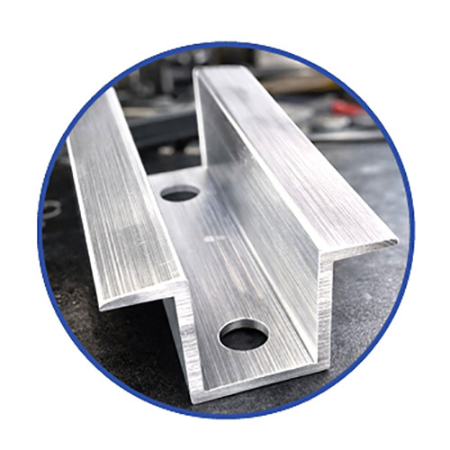 Mid  Double Hole Clamp - Application: Solar Panel Mounting