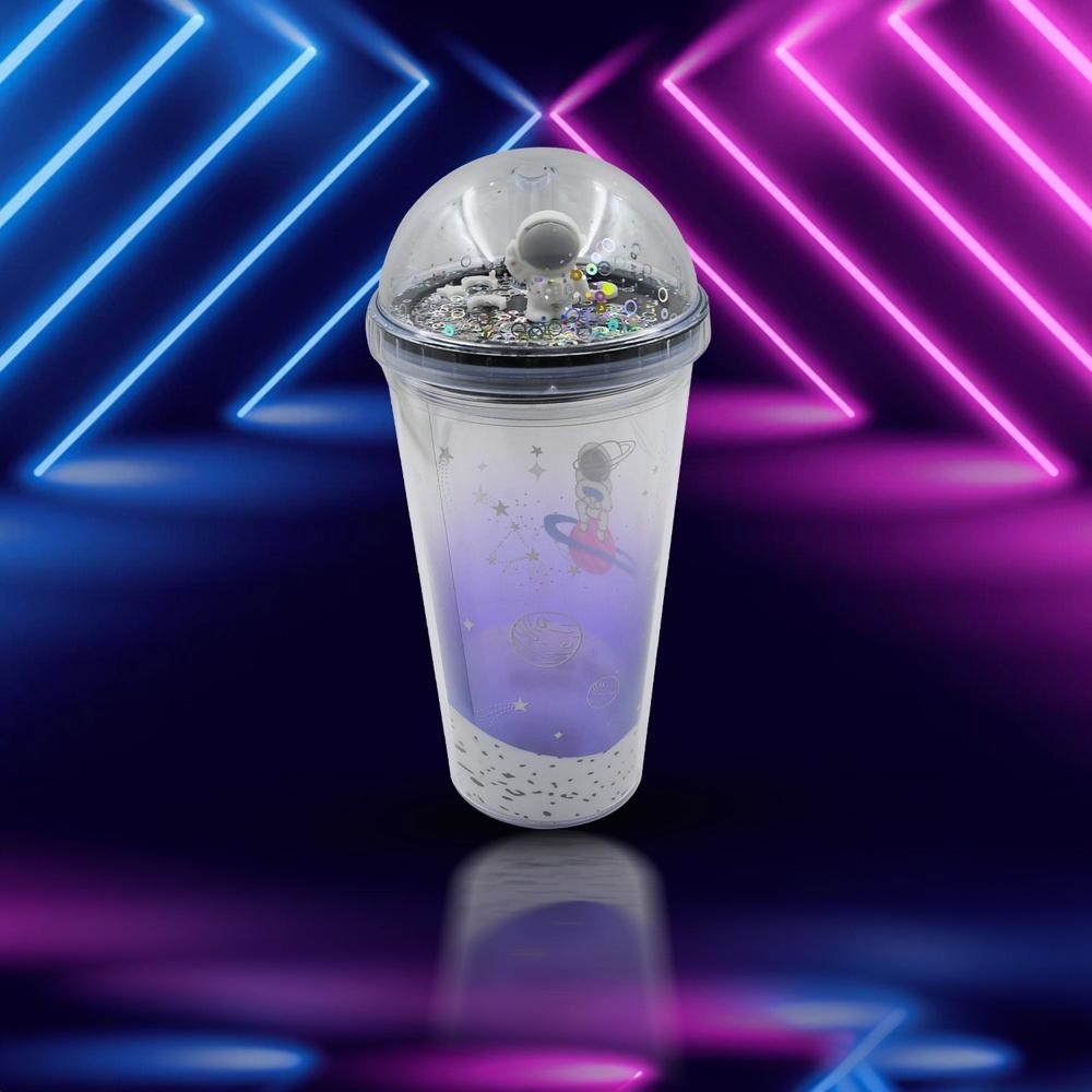 LED Double Wall Plastic Tumbler Cups (Pack Of 1)