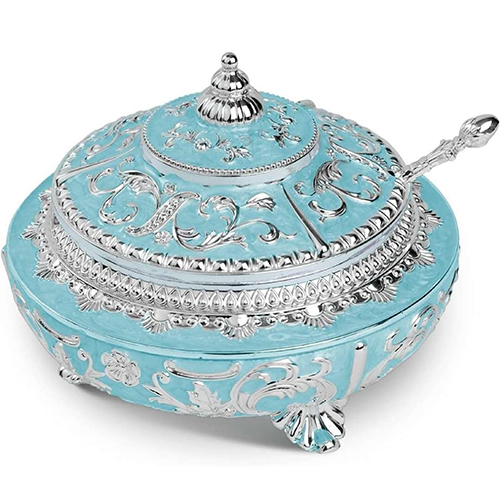 GS-102 Blue Antique Pot For Mukhwash