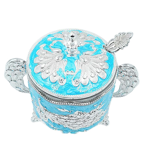 GS-132 Blue Antique Pot For Mukhwash